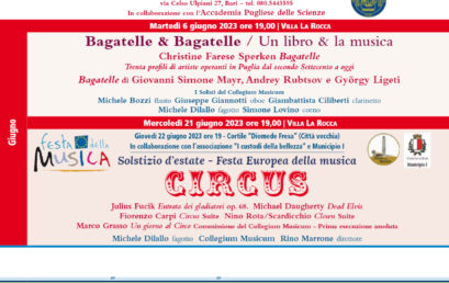 Collegium Musicum Bari – Bagatelle & Bagatelle – 6 giugno 2023