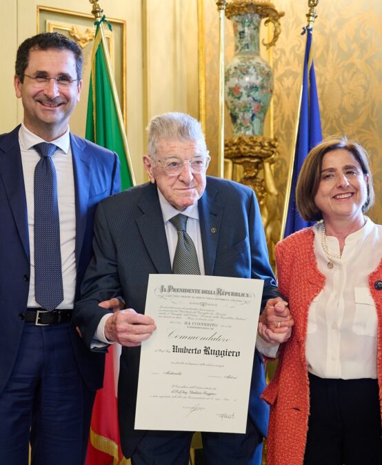 Il Socio Onorario Prof. Umberto Ruggiero insignito del titolo di Commendatore