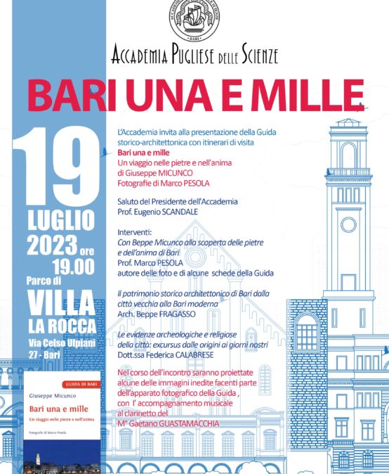 BARI UNA E MILLE – 19 luglio 2023 – Presentazione Guida