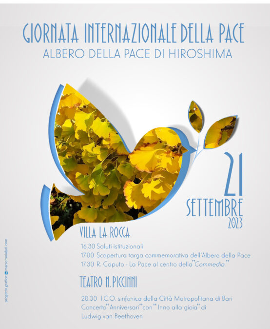 Scopertura Targa Celebrativa Giornata Internazionale della Pace – 21 settembre 2023
