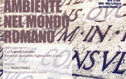 Uomo e Ambiente nel Mondo Romano – Paolo Fedeli – 4 giugno 2025