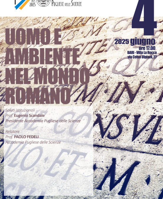 Uomo e Ambiente nel Mondo Romano – Paolo Fedeli – 4 giugno 2025
