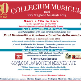 Hindemith e il valore educativo della musica - Collegium Musicum - Accademia Pugliese delle Scienze - 10 giugno 2025